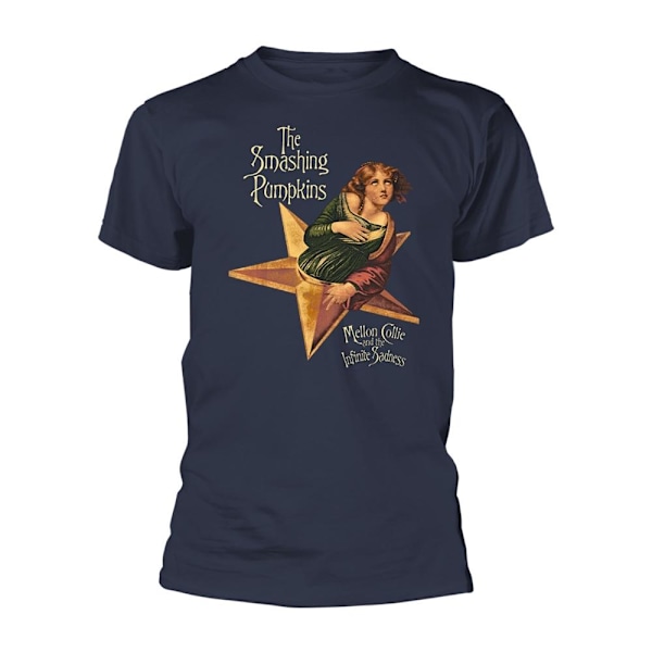 The Smashing Pumpkins Unisex Adult Mellon Collie T-Shirt XL Blå Blue XL