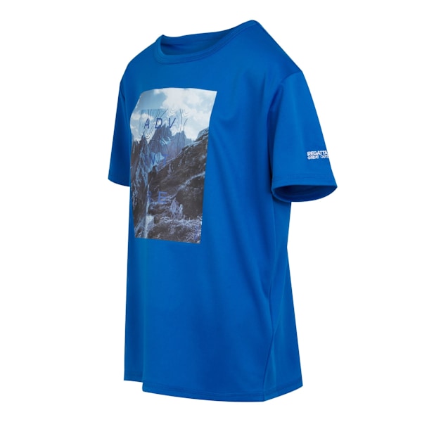 Regatta Barn/Barn Alvardo VIII Mountain T-Shirt 11-12 År Oxford Blue 11-12 Years