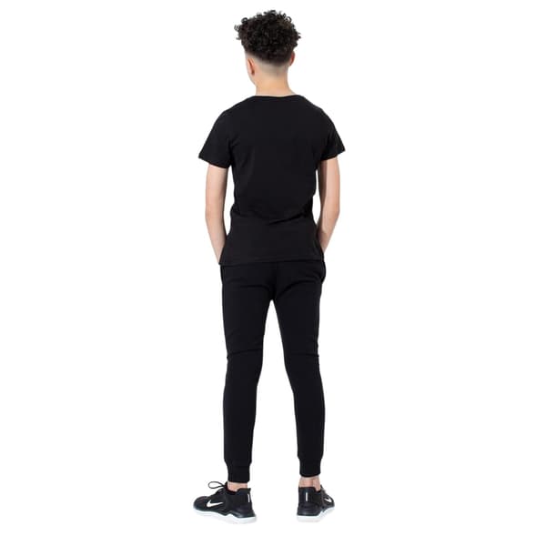 Hype Barn/Kids Script Joggers 7-8 år Svart Black 7-8 Years
