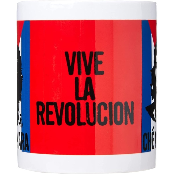 Che Guevara Revolucion Mugg One Size Vit/Röd/Blå White/Red/Blue One Size