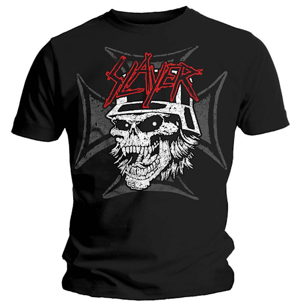 Slayer Unisex Adult Graphic Skull T-Shirt M Svart Black M