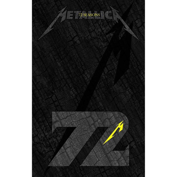 Metallica 72 Charred Textile Poster One Size Svart/Grå Black/Grey One Size