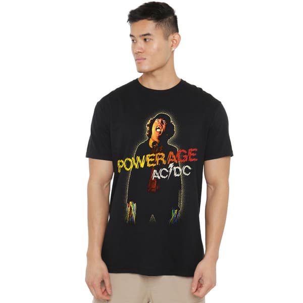 AC/DC Herr Powerage T-Shirt M Svart Black M