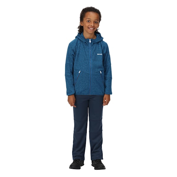 Regatta Maxwell Marl Soft Shell-jacka för barn 11-12 år Imperial Blue 11-12 Years