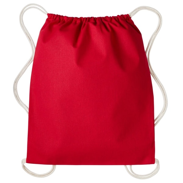 Nutshell Drawstring Gymsac One Size Hot Red/Natural Hot Red/Natural One Size