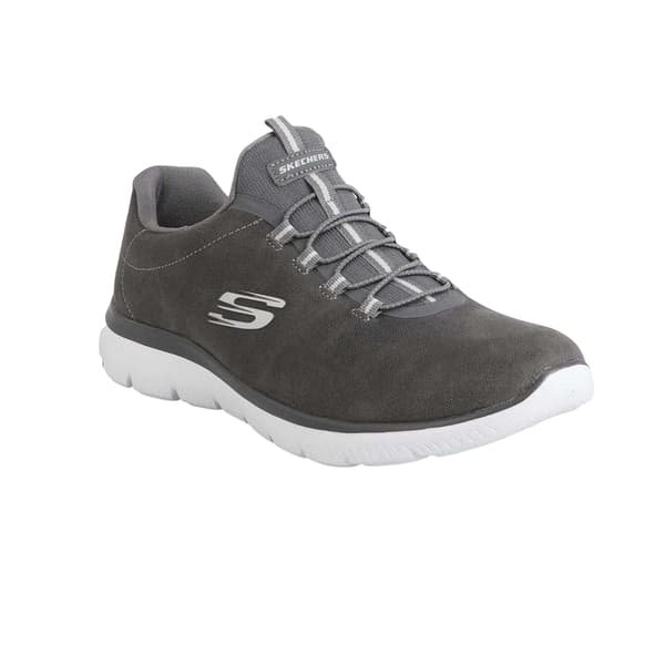 Skechers Dam Summits Itz Bazik Textil Träningsskor 3 UK Charcoal 3 UK