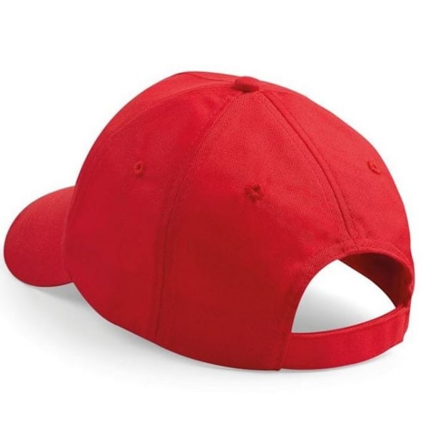 Beechfield Unisex Original 5-Panel Baseballkeps i enfärgad design, One Size Bright Red One Size