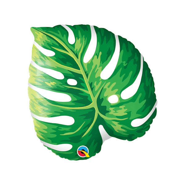 Qualatex Philodendron Folieballong En Storlek Grön Green One Size