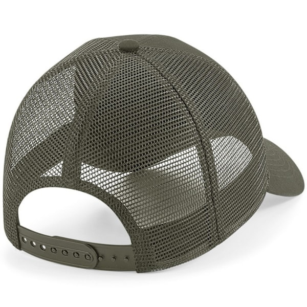 Beechfield Patch Snapback Trucker Cap One Size Militärgrön Military Green One Size