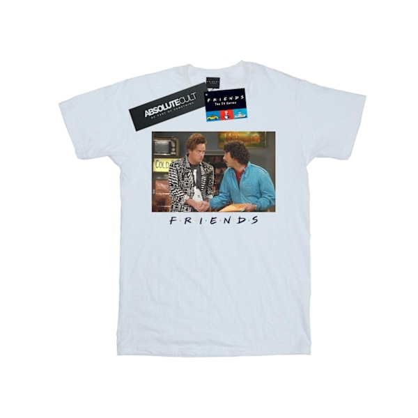 Friends Herr Ross Och Chandler Handshake T-Shirt S Vit White S