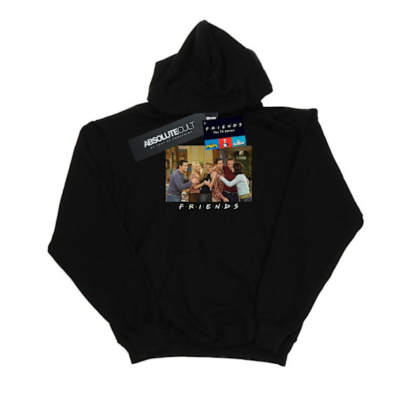 Friends Mens Group Photo Apartment Hoodie XXL Svart Black XXL