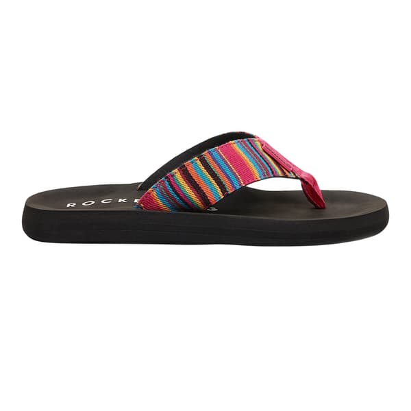 Rocket Dog Dam/Dam Adios Dexter Bomullsflatform Flip Flop Pink 6 UK
