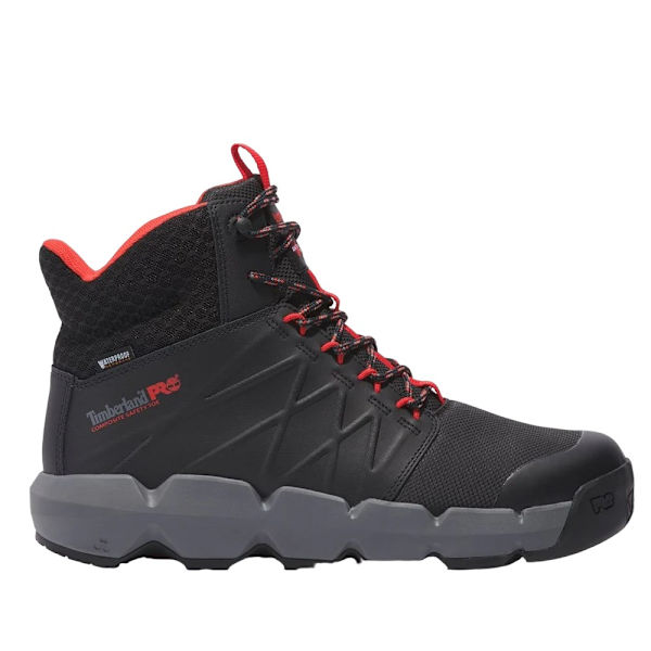 Timberland Pro Morphix Säkerhetskängor 9 UK Svart/Röd Black/Red 9 UK