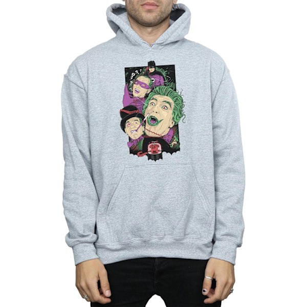 DC Comics Herr Batman TV-serie Rogues Gallery Hoodie S Sports Sports Grey S