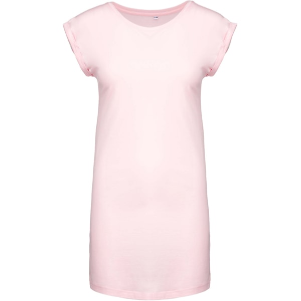 Kariban Dam/Dam T-shirt Klänning S/M Ljusrosa Pale Pink S/M