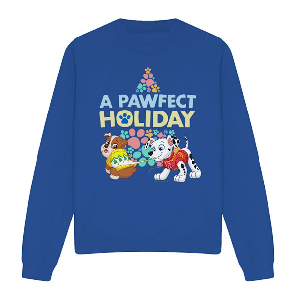 Paw Patrol Unisex Vuxen En Perfekt Jul Rubble & Marshall Chr Royal Blue XL