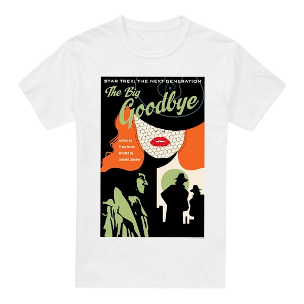 Star Trek Herr The Next Generation Säsong 1 Avsnitt 12 T-Shirt White XL
