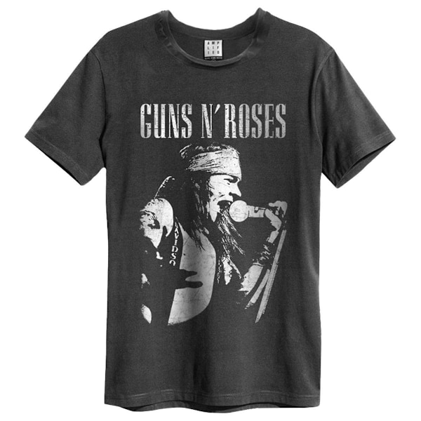 Amplified Unisex Adult Axl Live Profile Guns N Roses T-Shirt S Charcoal S