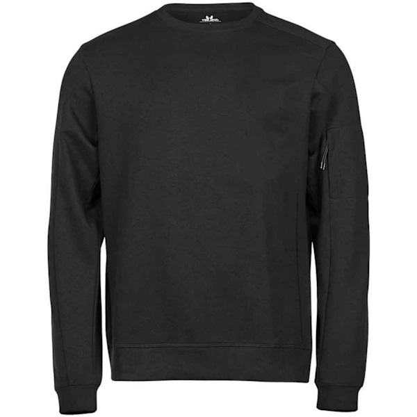 Tee Jays Herr Athletic Crew Neck Sweatshirt XL Svart Black XL