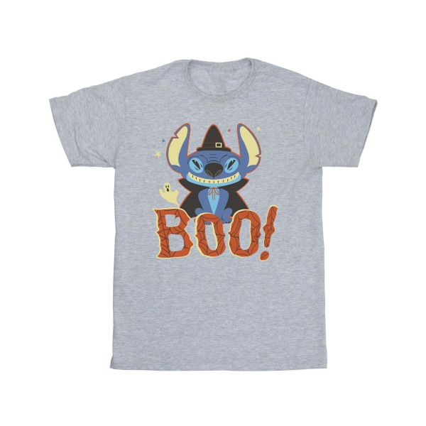 Disney Boys Lilo & Stitch Boo! T-shirt 3-4 år Sports Grey Sports Grey 3-4 Years