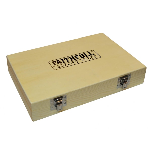 Faithfull 1/4in Tct Fräsbitsset, 30 Delar One Size Multi Col Multi Colour One Size