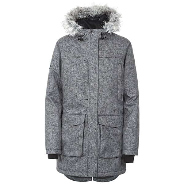 Trespass Dam/Damer Thundery Vattentät Jacka XXL Svart/Silver Black/Silver Grey XXL