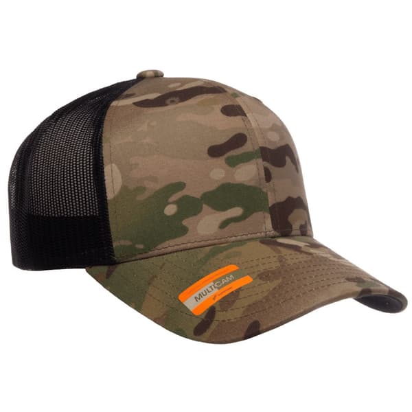 Flexfit by Yupoong Multicam Retro Trucker Cap One Size Multicam Multicam One Size