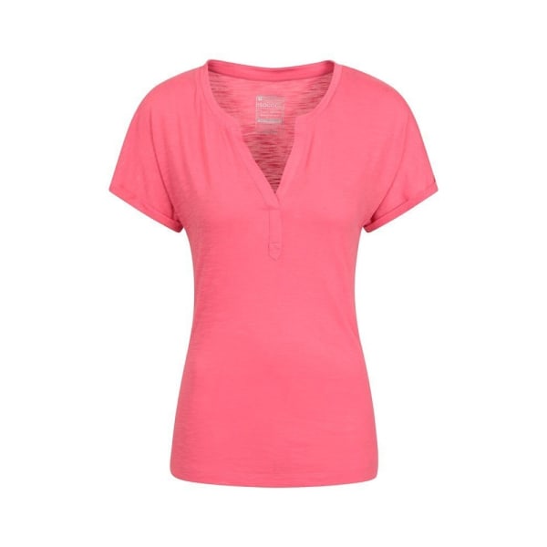 Mountain Warehouse Dam/Dam Skye Slub T-shirt 14 UK Pink Pink 14 UK