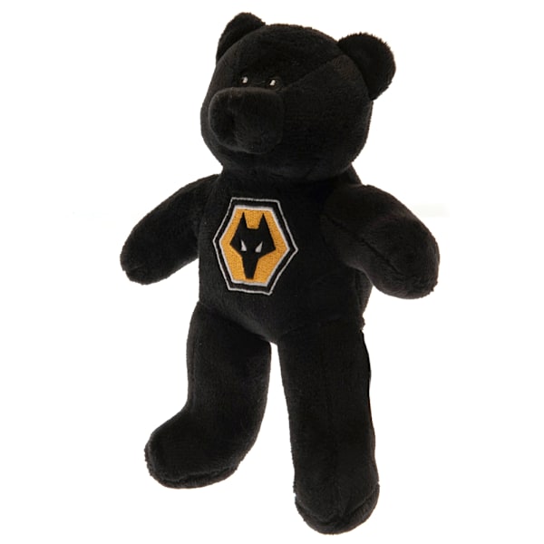 Wolverhampton Wanderers FC Crest Nallebjörn Storlek One Size Svart/Gul Black/Yellow One Size