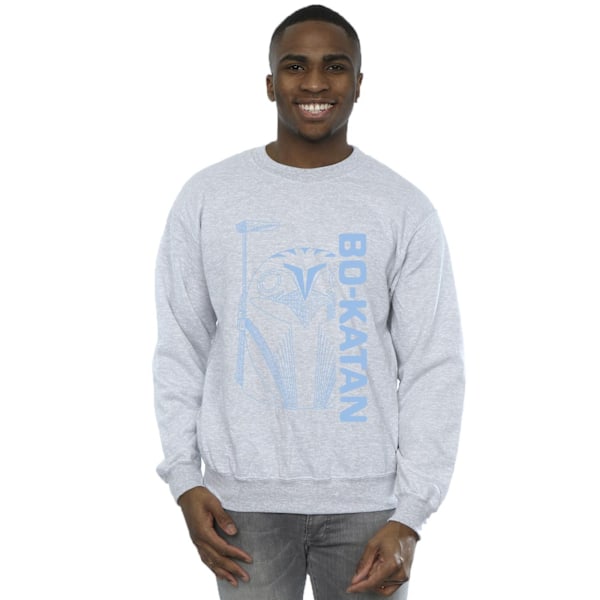 Star Wars Herr The Mandalorian Bo Katan Helm Sweatshirt S Sport Sports Grey S