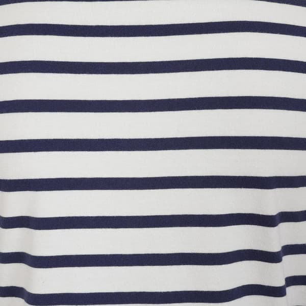 Lazy Jacks Dam/Dam Randig Breton Topp L Kritvit Chalk L