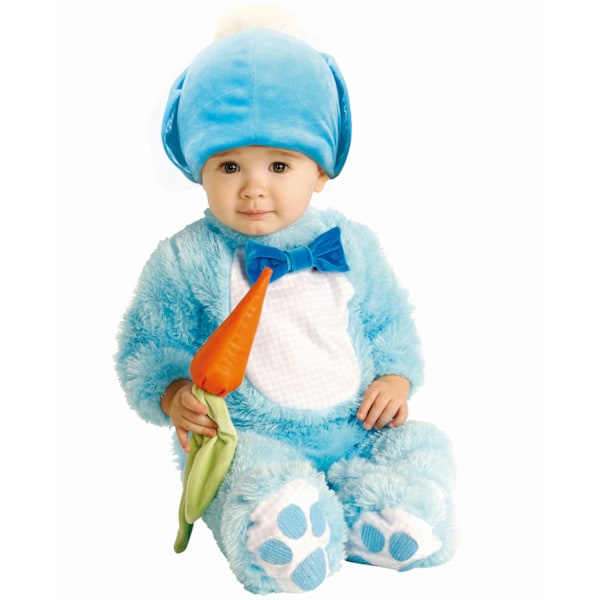 Bristol Novelty Barnkostym för barn/barn, snygg Lil´ Wabbit, 6-1 Blue/Orange 6-12 Months