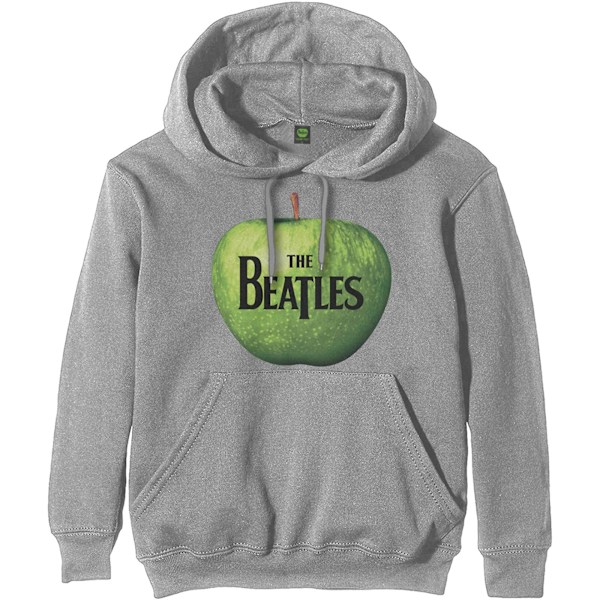 The Beatles Unisex Vuxen Apple Logo Hoodie XL Grå Grey XL