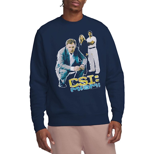 CSI: Miami Unisex Vuxen In Perspective Sweatshirt L Marinblå Navy L