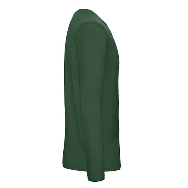 B&C Herr #E150 Långärmad T-shirt S Flaskgön Bottle Green S