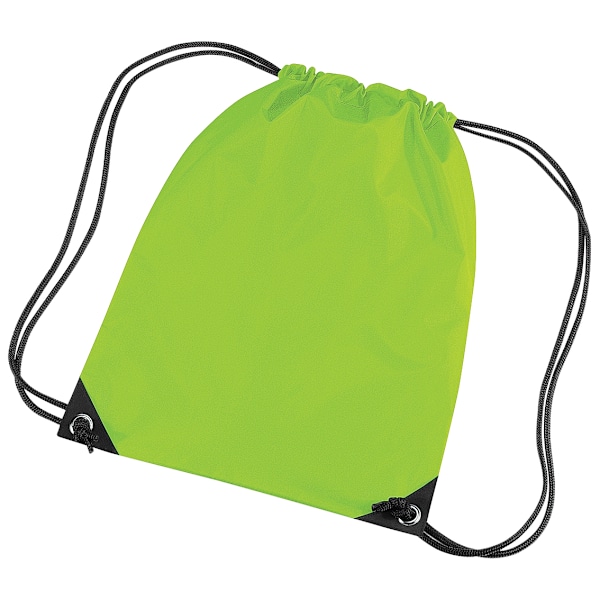 Bagbase Premium Gymsac Vattentät Väska (11 Liter) One Size Lime One Size