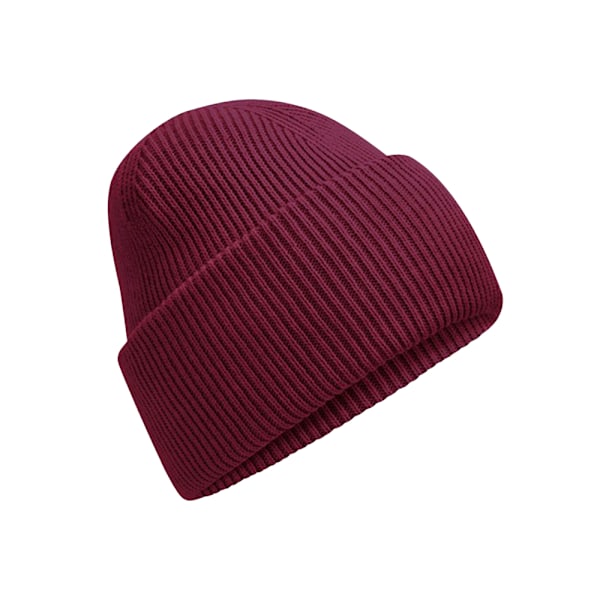 Beechfield Unisex Vuxen Klassisk Djup Manschett Mössa En Storlek Bur Burgundy One Size