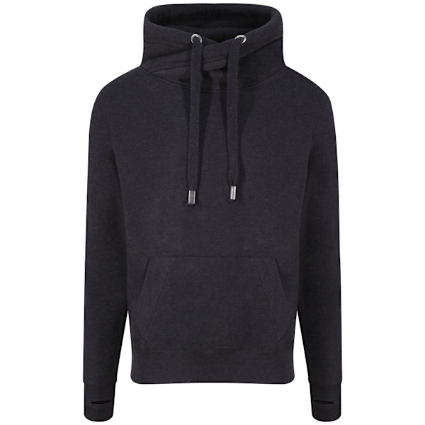 Awdis Unisex Adult Cross Neck Hoodie XS Black Smoke Black Smoke XS