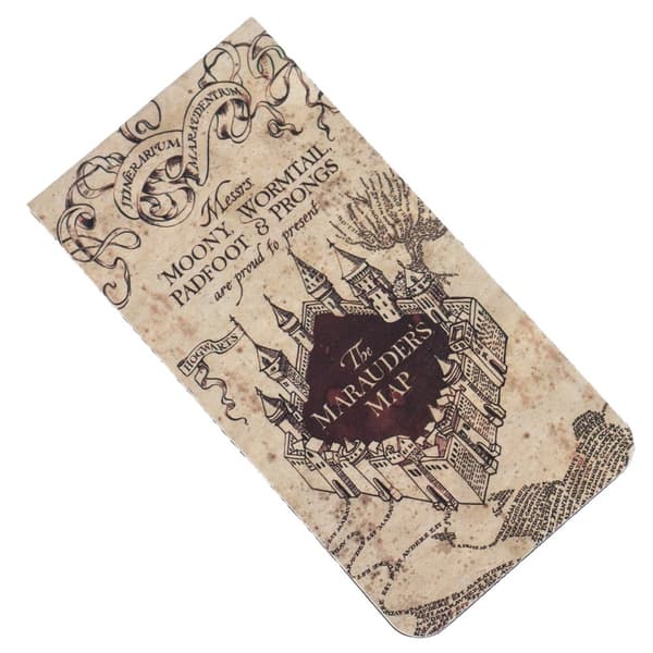 Harry Potter Marauders Map Magnetiskt Bokmärke One Size Beige/Mar Beige/Maroon One Size