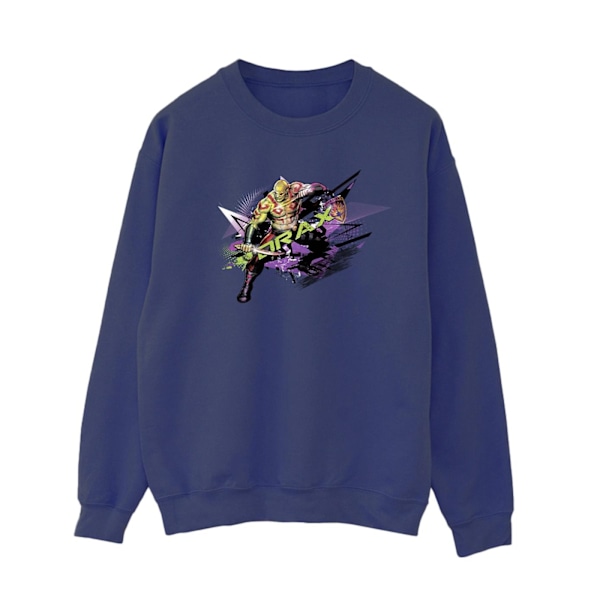 Marvel Dam/Kvinnor Guardians Of The Galaxy Abstrakt Drax Sweatshirt Navy Blue L