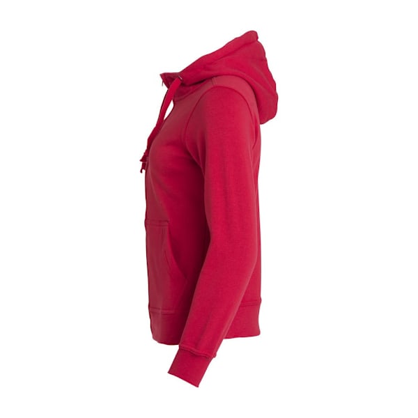 Clique Dam/Kvinnor Enfärgad Full Zip Hoodie M Röd Red M