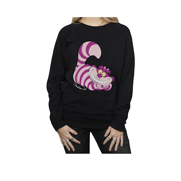 Alice i Underlandet Dam/Dam Cheshire Cat Sweatshirt S Bla Black S