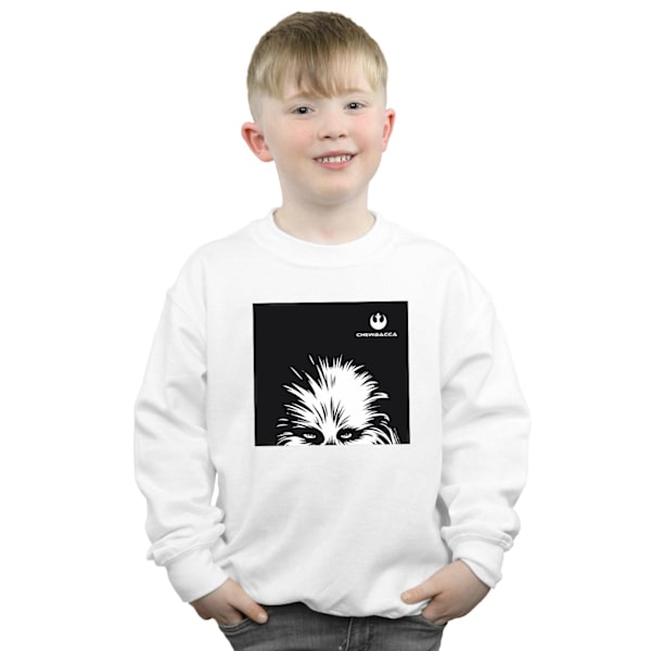 Star Wars Chewbacca Look Sweatshirt för pojkar 7-8 år Vit White 7-8 Years