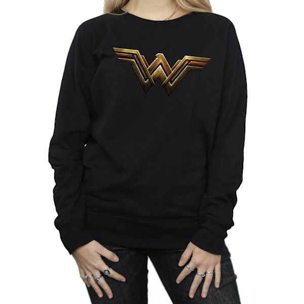 DC Comics Dam/Kvinnor Justice League Film Wonder Woman Emblem Black L