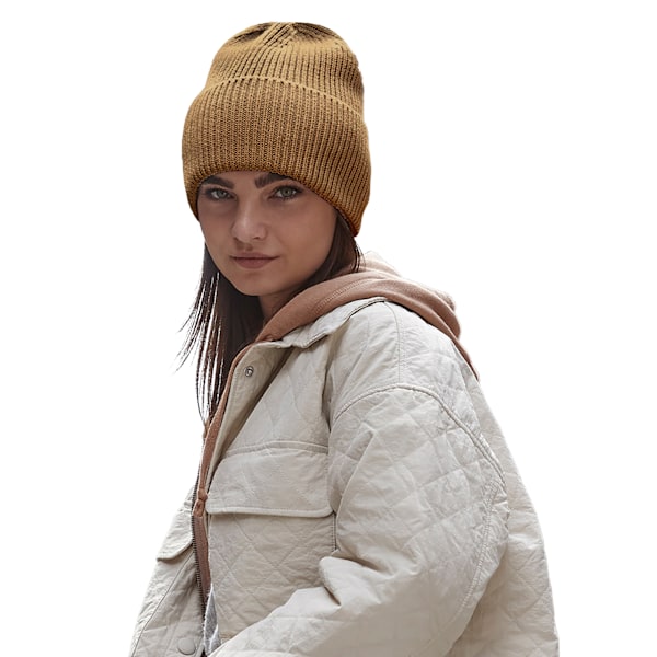 Beechfield Unisex Vuxen Cuffed Oversized Beanie One Size Biscui Biscuit Beige One Size