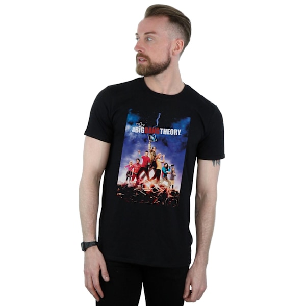 The Big Bang Theory Herr Karaktär Affisch T-shirt 4XL Svart Black 4XL