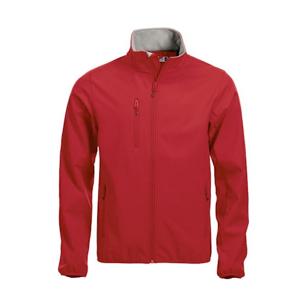 Clique Herr Basic Soft Shell Jacka L Röd Red L