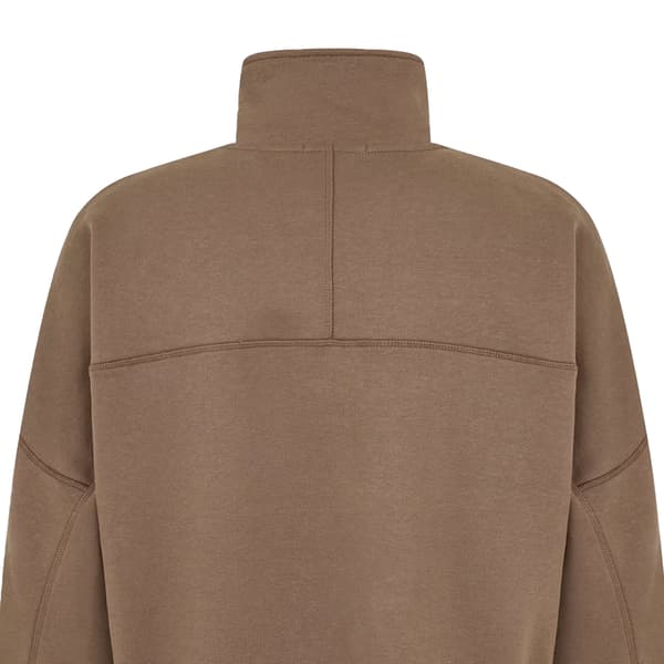 Timberland Herr Broderad Logotyp Quarter Zip Tröja L Choco Chocolate Chip L