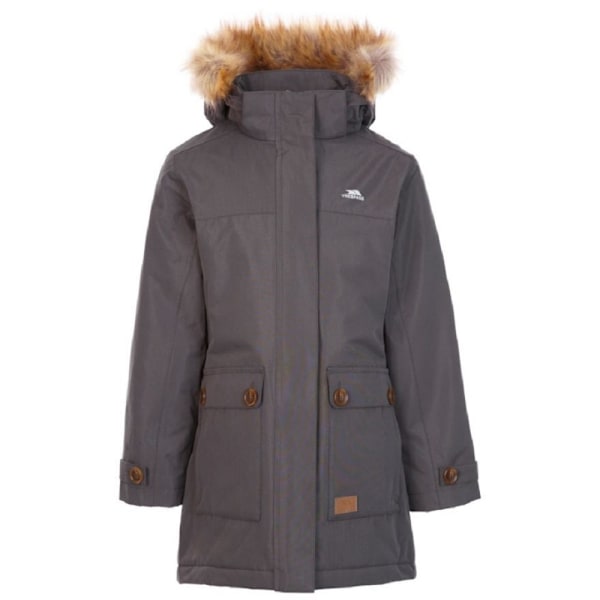 Trespass Girls Rhoda Vattentät Jacka 2-3 År Mörkgrå Dark Grey 2-3 Years