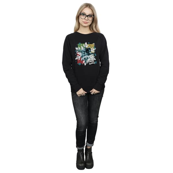Marvel Dam/Kvinnor Jul Black Widow Sweatshirt L Svart Black L